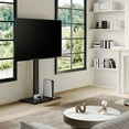 thumbnail image 3 of FITUEYES Modern Universal Floor TV Stand for TVs up to 80 inch Iron Base,Hold Up To 110 Lbs, 3 of 7