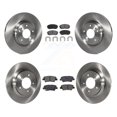 thumbnail image 1 of Transit Auto Front Rear Disc Brake Rotors and Semi-Metallic Pads Kit for Car Hyundai Elantra GT Kia Forte5 K8S-103749, 1 of 11