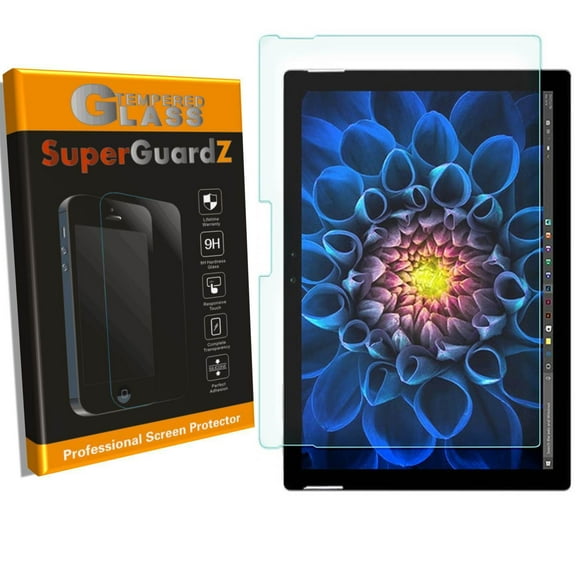[2-Pack] For Microsoft Surface Pro 7 (2019) - SuperGuardZ Tempered Glass Screen Protector, Anti-Scratch, 9H Hardness, Anti-Bubble, Anti-Shock