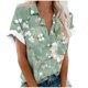 thumbnail image 1 of Mujeres Pantalones Cortos Impresos Blusas de Manga Corta Y Top Regular, Vestido de Moda de Verano Casual para Mujeres, 1 of 5