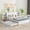 White#2, variant on Queen Size Adjustable Bed Base, Queen Size Storage Platform Bed with Pull Out Shelves and Twin XL Size Trundle, White, White Bed Frames,Solid Wood+Mdf Platform Bed Frames