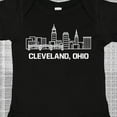 thumbnail image 4 of Inktastic Cleveland Ohio Skyline Boys or Girls Baby Bodysuit, 4 of 5