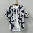thumbnail image 3 of Camisa de hombre de gran tamaño con gráfico y bolsillo Camisas para hombre Novedades en moda 2024 Tops Mangas Baratos Venta de marca Diseñador Xxl Asia Hipster, 3 of 4