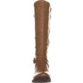 thumbnail image 2 of Womens BareTraps Yalina Flat Riding Boots, Brush Brown, 2 of 6