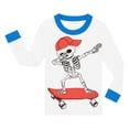 thumbnail image 5 of Leey-World Boys Girls Halloween Pajamas Kids Pajamas Holiday PJs Cotton Sleepwear Size 2T-12 Years(Light Blue,5-6 Years), 5 of 5