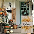 thumbnail image 6 of Fall Welcome Garden Flag Floral Thankgiving Double Sided Vertical Rustic Farmhouse Yard Seasonal Holiday Outdoor Decor 12x18 Inch EF141, 6 of 6