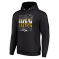 thumbnail image 2 of Men's Starter Black Baltimore Ravens Four Team Name Logo Fleece Pullover Hoodie, 2 of 3