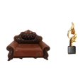 thumbnail image 1 of Sofá Miniatura, Sillón Individual, Modelo DIY, Accesorio, Arte Abstracto, Estatua Decorativa, Recuerdo, Escultura De Escritorio, Figura De Arte De Resina Para Micropaisaje, Regalo, Casa,, 1 of 8
