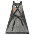 thumbnail image 3 of Delantal Jeanerlor de algodón negro para hombre, talla L a XXL, 3 of 9