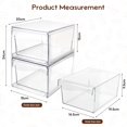 thumbnail image 3 of 4 PACK Stackable Coffee Pod Drawers, Acrylic Clear Storage Drawers for K-Cup Organizer for Home and Office C104, 3 of 3
