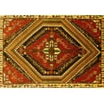 thumbnail image 1 of Ahgly Company Indoor Rectangle Persian Yellow Traditional Area Rugs, 3' x 5', 1 of 4