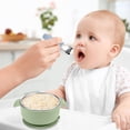 thumbnail image 4 of Stainless Steel Baby Bowl with Suction,Toddler Plate with Removable Silicone Sleeves,Food Grade Stainless Steel Kids Bowl, 4 of 8