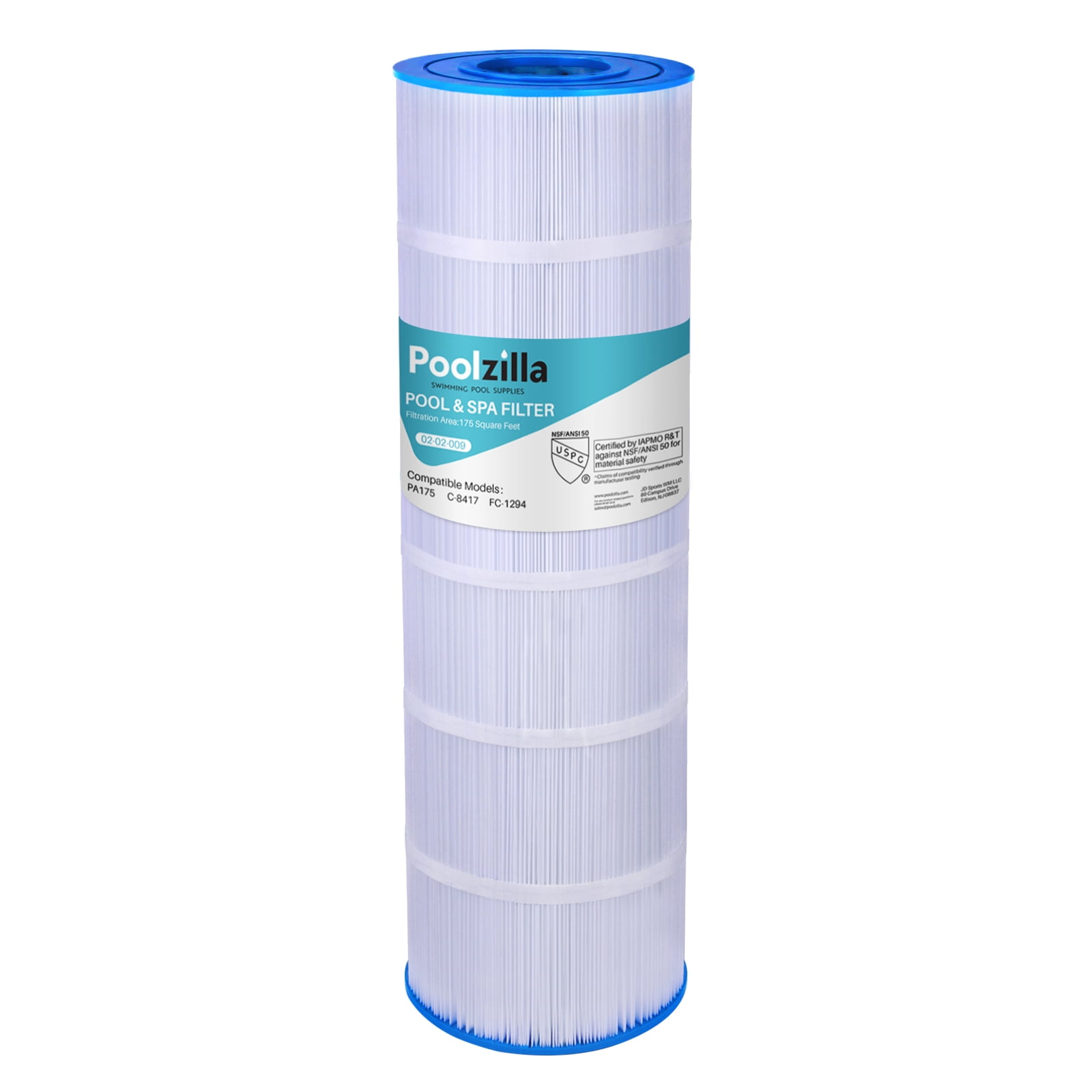 Poolzilla 1 Pack Pool Filter Replacement Cartridge for PLF175A, Filbur