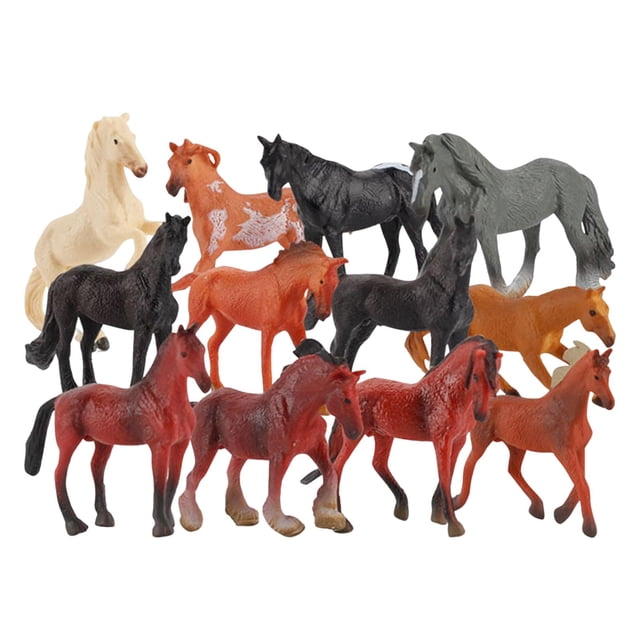 12x figura de Animal de simulación decoraciones de juguetes educativos actividades de aprendizaje accesorios de bricolaje estatuas de para Salvador Estatuas en miniatura