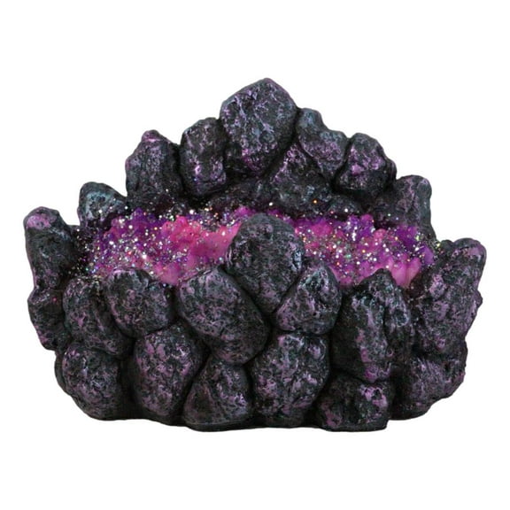 Faux Geode Crystals Rock Magic Wands Holder Stand Prop Accessory Decor