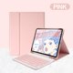 thumbnail image 1 of Estuche inteligente de cuero TANGJMXG con teclado inalámbrico Bluetooth desmontable rosa 10,9 pulgadas, 1 of 3