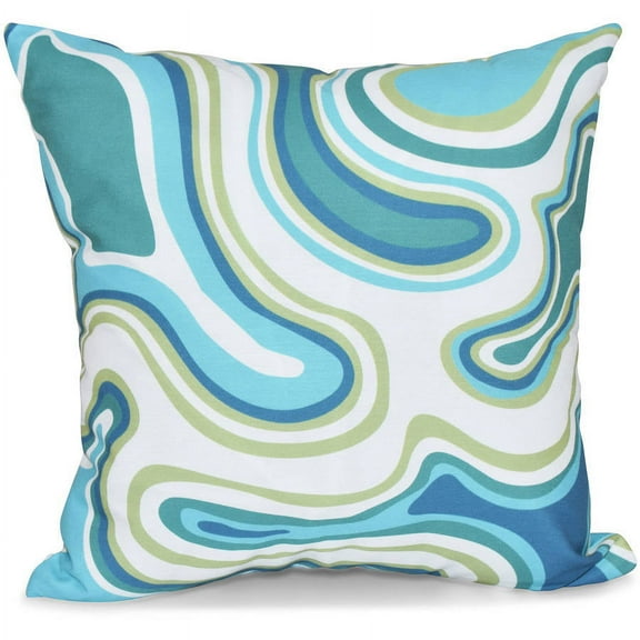 Simply Daisy 16" x 16" Agate Geometric Print Outdoor Pillow
