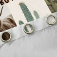 thumbnail image 4 of Homewish Rustic Highland Cattle Black Out Curtains,Country Western Cowgirl Curtains Pack of 2 (42x63 Each),Retro Bull Skull Bedroom Curtains For Boys Girls,Breathable Home Decor, 4 of 6