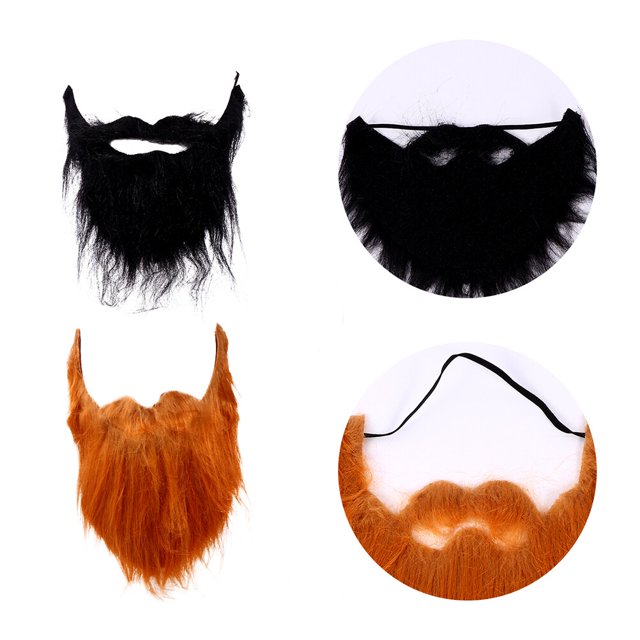 unbranded 4Ud Falsas Barbas De Fiesta Con Cosplay Multicolor Para Divertida Y Ambiente Alegre