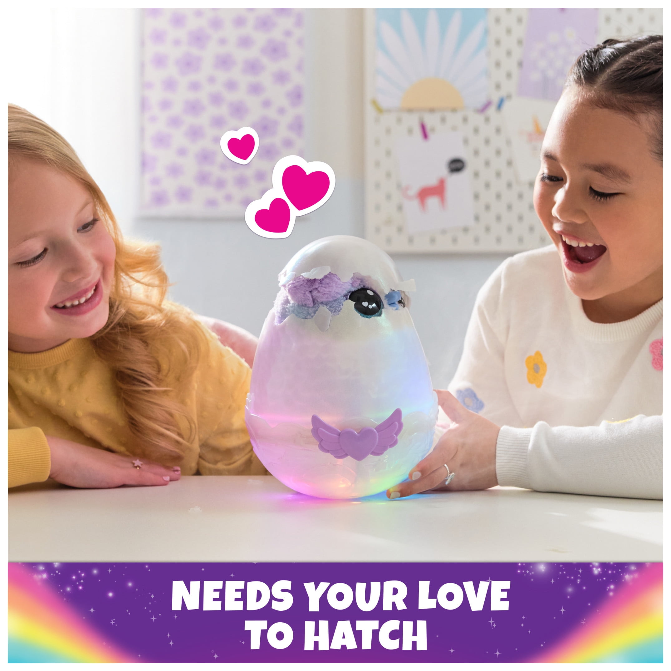 Hatchimals Alive, Mystery Hatch Exclusive 6.5inch Puppadee Electronic Pet with Mist, Lights & Sounds(图4)