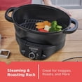 thumbnail image 6 of Multicooker 7QT Family Size, 5-in-1 Functions, Neat 'N Clean Technology, Slow Cook, Steam/Boil, Precision Roast, Sear/Saute, & Rice, 6 of 9