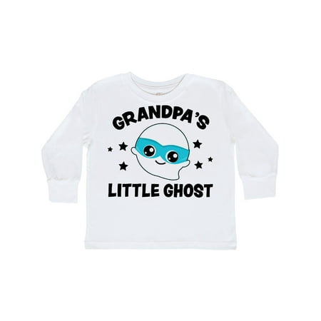 

Inktastic Cute Grandpa s Little Ghost with Stars Gift Toddler Boy or Toddler Girl Long Sleeve T-Shirt