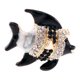 thumbnail image 1 of Pin de broche de moda Macarena Insignia Novedad Negro, 1 of 8