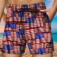 Papeey Men Bathing Suit Shorts Printed Mesh Liner Board Shorts Beach