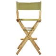 thumbnail image 2 of Casual Home 30" Director's Chair Natural Frame-with Olive Canvas, Bar Height, 2 of 5