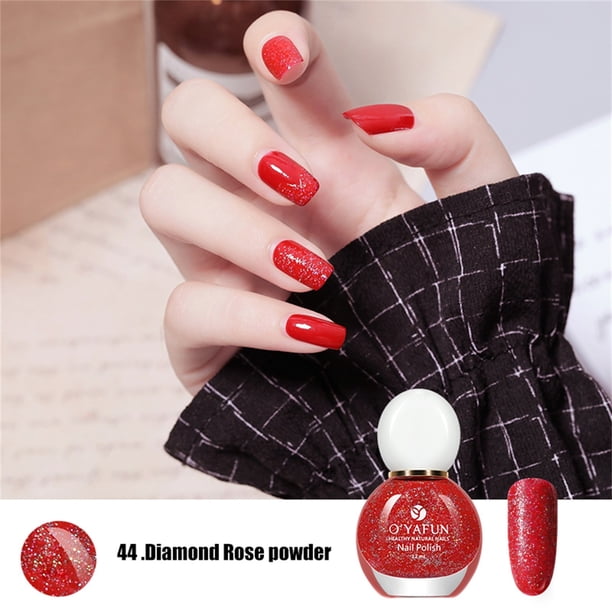 Esmalte de uñas, regalos para mujeres Esmalte de uñas mate Esmalte de uñas mate de secado rápido y blanqueador sin horneado de larga duración 12ML Pegatinas para uñas