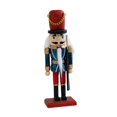 thumbnail image 3 of GUOOL Christmas Decorative Nutcracker Figurine Christmas Decor Holiday Christmas Ornament for Home Shelf Thanksgiving Table Parties Red, 3 of 9