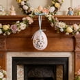 thumbnail image 5 of QuanTara 4x3in White Foam Easter Eggs Decorations, 1-Pack Unbreakable Rabbit Print Easter Eggs forindoor Outdoor Decor, Egg Hunt, Party Supplies, 3.94in, 5 of 6