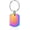 Paw Rainbow, variant on Cylinder / Paw Print Cremation Ash Urn Keychain for Pet Ashes Cremation Jewelry for Human Ashes Dog Cat Cremation Keepsake Keepsake Perfume Memorial Pendant Urn Keychain