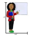 thumbnail image 5 of Personalized Teacher Ornament 2024 - Teacher Appreciation Gifts, Christmas Ornaments for Teachers, Teacher Gifts for End of Year - Black Female Whiteboard - Free Customization, 5 of 9