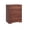 Red Walnut, variant on 3-Drawer Modern Wooden Dresser Tall Storage Chest with Wide Top for Bedroom Living Room Hallway - Walnut