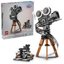 LEGO Disney Walt Disney Tribute Camera 43230 Disney Fan Building Set, Celebrate Disney 100 with a Collectible Piece Perfect for Play and Display, Makes a Fun Gift for Adult Builders and Fans