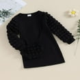 thumbnail image 4 of Automne Hiver Chaud Filles Tricot Princess Vêtements Duveteux Manches Longues Robe Chandail avec Sac, 4 of 9