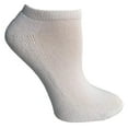 thumbnail image 3 of SOCKS'NBULK Women's No Show Socks, Soft Sports Socks In Bulk, (Size 9-11) (White, 240), 3 of 4