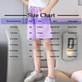 thumbnail image 5 of Eltusu Girls Cotton Athletic Shorts, Soft Loose Fit Elastic Waistband Knee Length Green Size 14-15 T, 5 of 5