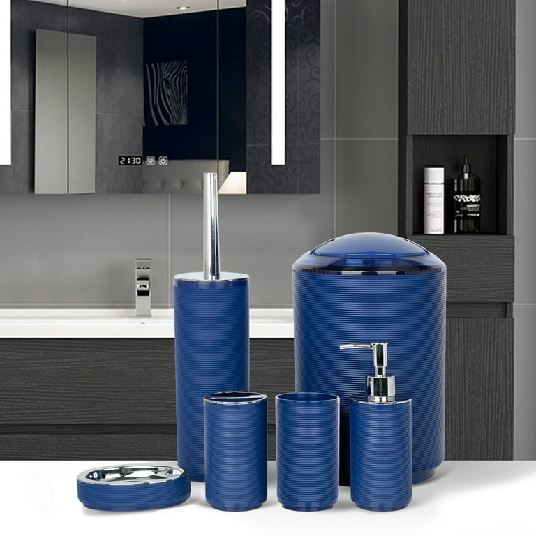  Essentra Home Matte Black Bathroom Accessory Set. Complete Set  Includes: Soap Dispenser with Gold Pump, Toothbrush Holder, Tumbler, and  Soap Dish : Home & Kitchen