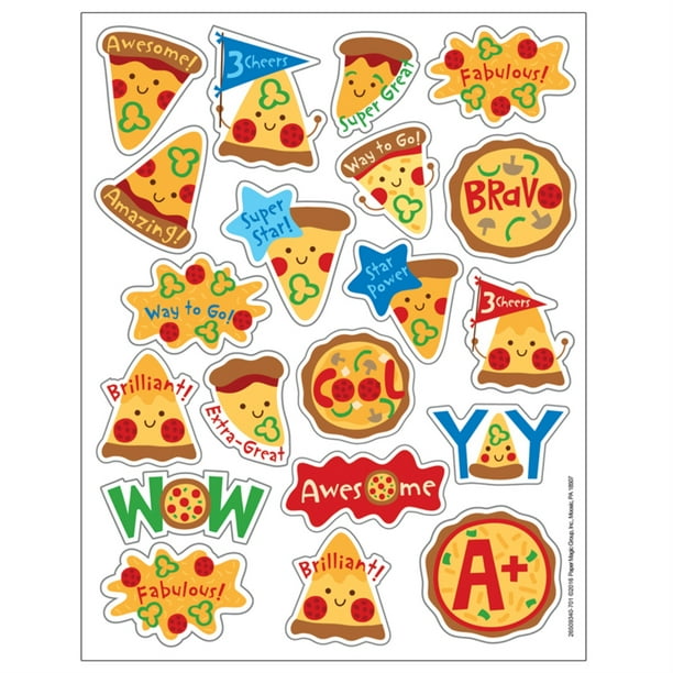 Pizza Stickers Scented
