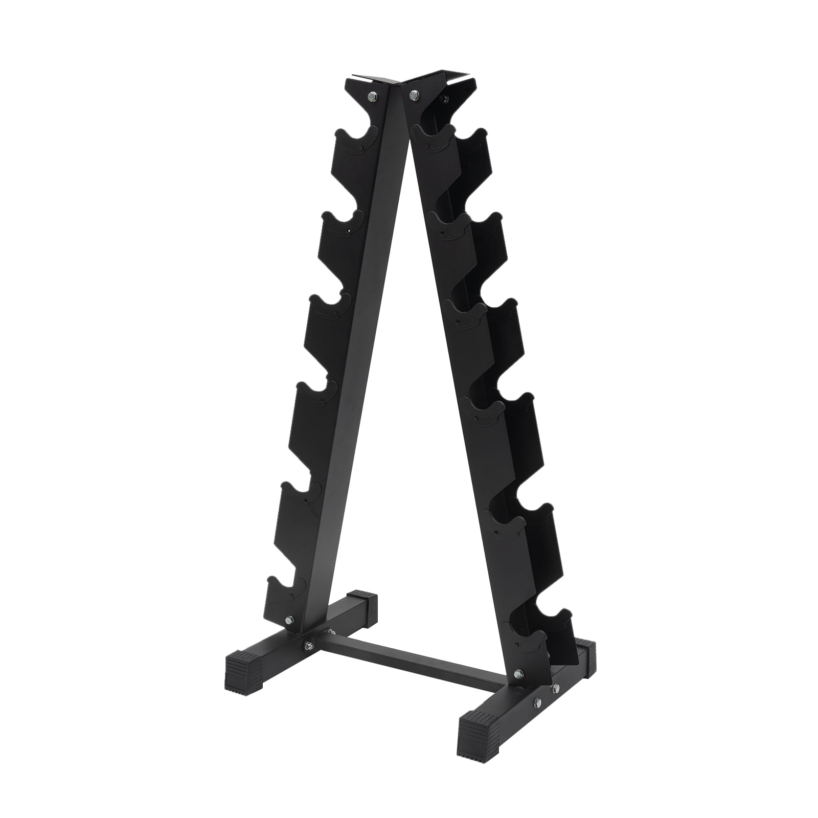 Miumaeov 6-Tier Dumbbell Weight Rack,A-Frame Design,Home Gym Storage Racks,Strength Training Dumbbell Rack Stand Only,40" H,660 lbs Capacity