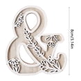 thumbnail image 2 of Wooden Wall Letters Floral Paintable for Children's Rooms Wedding Home Craft Name Signs, 2 of 5