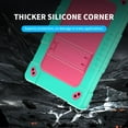 thumbnail image 4 of Hoibon Shockproof Tablet Case for Walmart Onn 10.1 Tablet Case (2024 Model 100135925) Rugged Full-Body Kids Friendly Case with Shoulder Strap Kickstand for Walmart Onn 10.1 4th Gen 2024 - GreenPink, 4 of 8