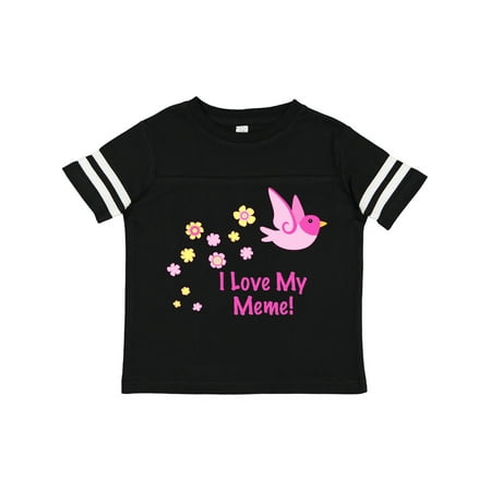 

Inktastic I Love My Meme! Girls Toddler T-Shirt