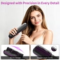 thumbnail image 5 of Aubiu Gobrush Pro, Cordless Hair Straightener Brush, 3 Temperature Settings, Ionic & Ceramic Care, Portable Rechargeable for Frizz-Free Styling, Black, 5 of 8