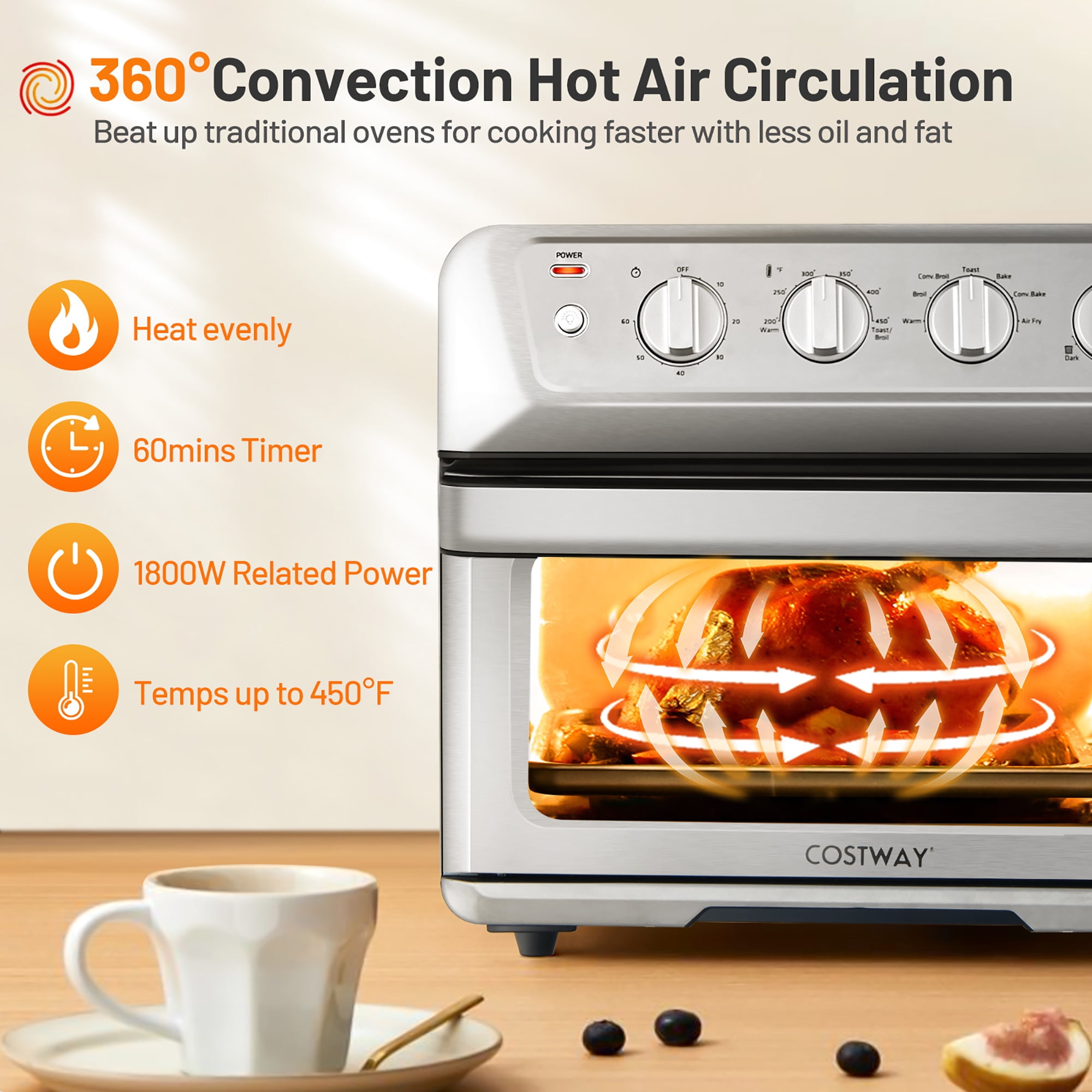 Costway Convection Toaster Oven & Reviews