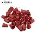 thumbnail image 3 of Bell End Stopper, Cord Rope Lock for Drawstring Bag, Dark Red 100 Pack, 3 of 5