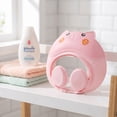 thumbnail image 6 of Toddler Waterproof Bath Cap, Adjustable Anti Leak Shampoo Caps With Eye Shield For Babies Kids Blue, 6 of 6