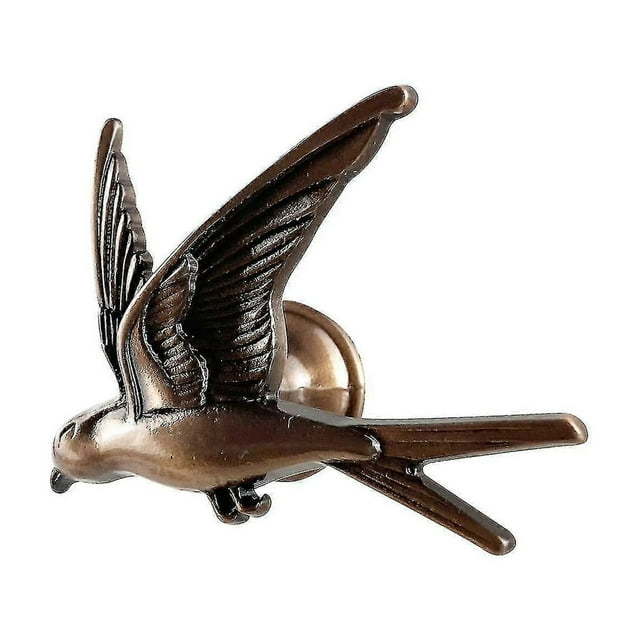 Cabinet Knobs Zinc Alloy Dresser Knobs Handle For Closet Wardrobe Wooden Box Brown Banmo